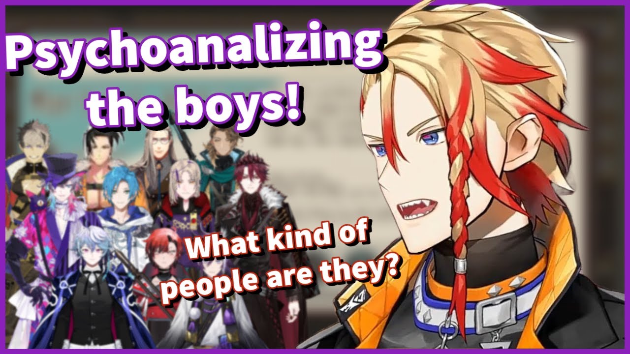 Axel PSYCHOANALYZES the TEMPUS AND ARMIS BOYS! (its actually wholesome) 【Holostars EN | Axel Syrios】