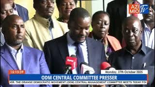 Sifuna STAMPS AUTHORITY as ODM NEC meets for the first time since Raila's passing, ENDORSE OBURU