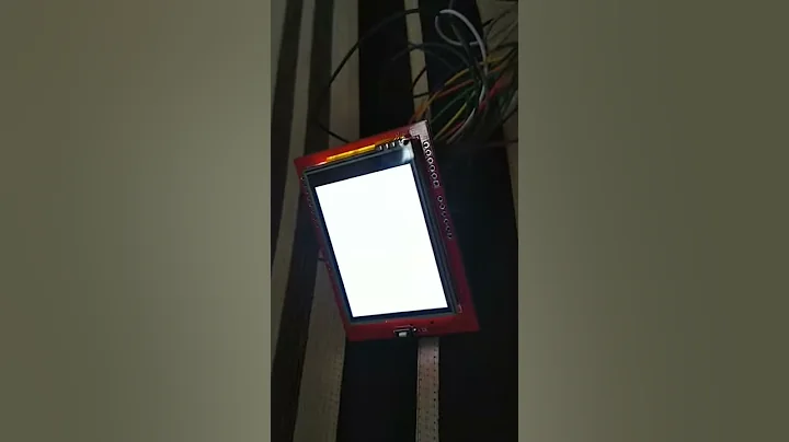 2.4 Inch TFT LCD Display Shield Touch Panel ILI9341 with esp32 speed test