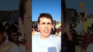 Enjoying Faluda at Mumbai's Juhu Beach 🇮🇳