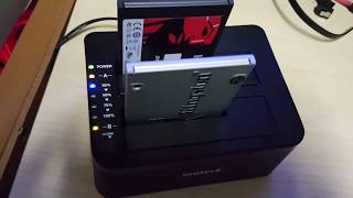 How to clone a Hard Drive or SSD with the Inateck Docking Station