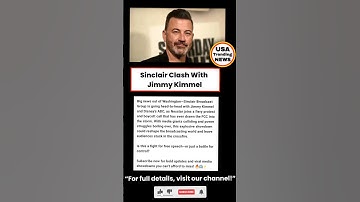 Sinclair vs Jimmy Kimmel Disney ABC Boycott Protest