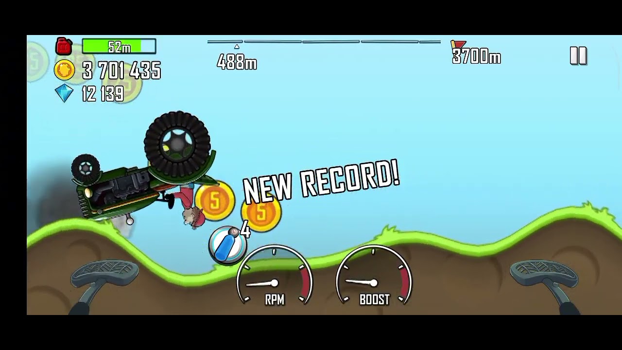 TRACKTOR || HILL CLIMB RACING STAGE COUNTRYSIDE || DAILY CHALLENGE