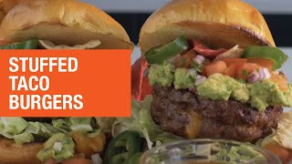 Stuffed Taco Burgers on the Grill | The Home Depot Canada