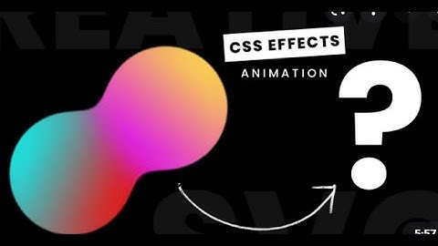 Create Gooey Effect with SVG Filter | CSS Animation Effects