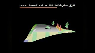 Acorn Archimedes : Arthur OS : Welcome Disc : Lander (Simulated monitor) screenshot 1