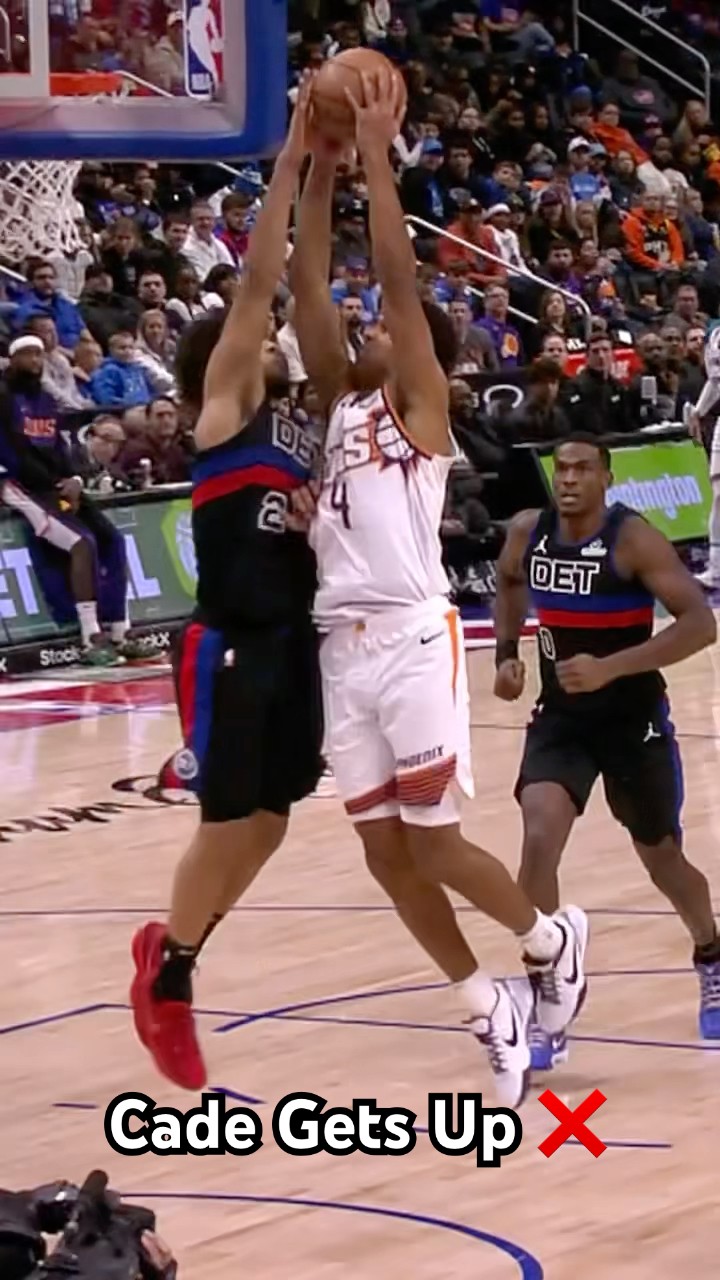 Cade Cunningham got up for a big time block!