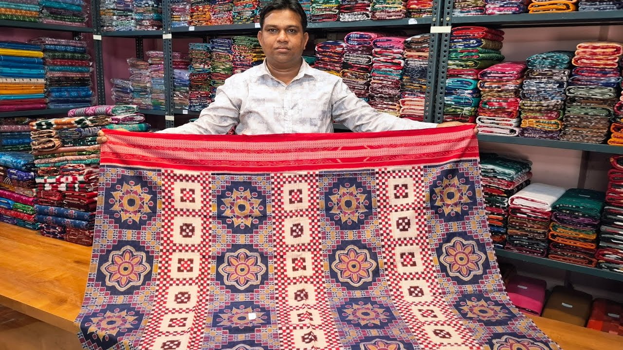 9124095919 Sri shankar handloom hallsale dukan sambalpur cotton  or part saree collection 