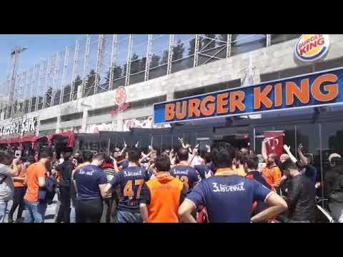 Başakşehirliler GS maçı ısınma 19.05.2018