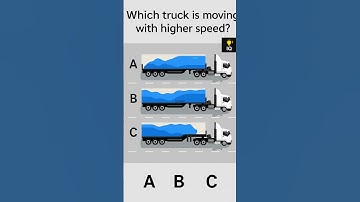 Which Truck is Faster? 🚚💨 | #iq  Puzzle Challenge #shortsfeed #shorts #shortvideo