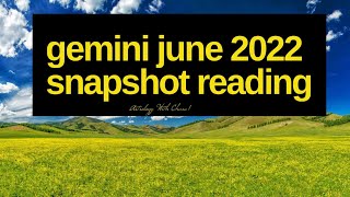 Gemini Snapshot June 2022 Astrology Horoscope #shorts