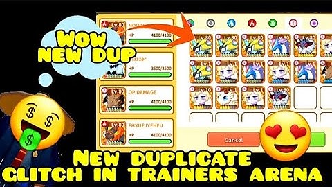 New duplication glitch in trainers arena blockman go 😍🤑!!