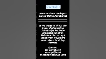 "How to Use prompt() in JavaScript | Get User Input Easily!"