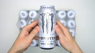 Monster Energy Zero Ultra Sugar Free Energy Drink 24 Pack Unboxing