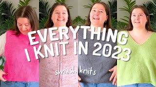 EVERYTHING I KNIT IN 2023 - Rating all my knits and trying them on!