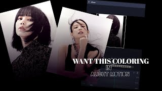 Coloring tutorial in Alight Motion