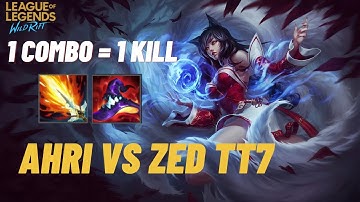 Tốc Chiến | Ahri IQ 200 Đi Đường Với Zed TT 7