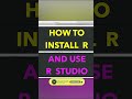 How to install R #short