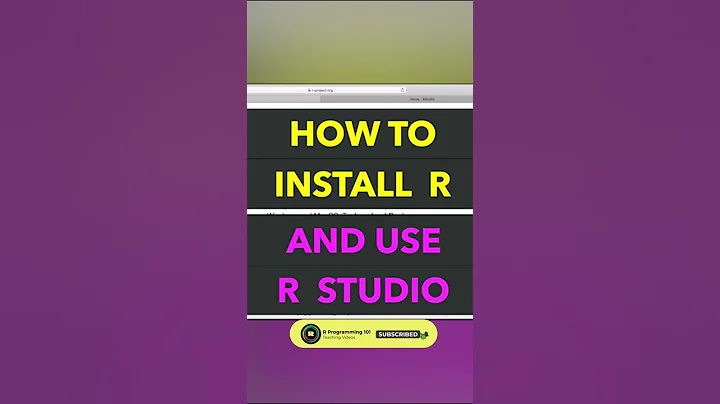 How to install R #short