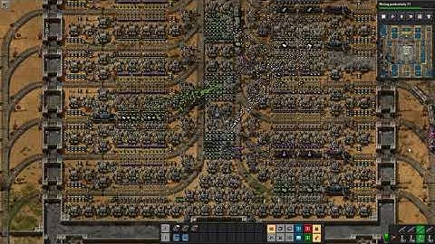 Vanilla factorio train-bot distribution center