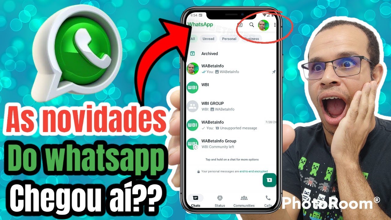 NOVIDADES NO WHATSAPP Veja que CHEGOU E QUE ESTÁ CHEGANDO - YouTube