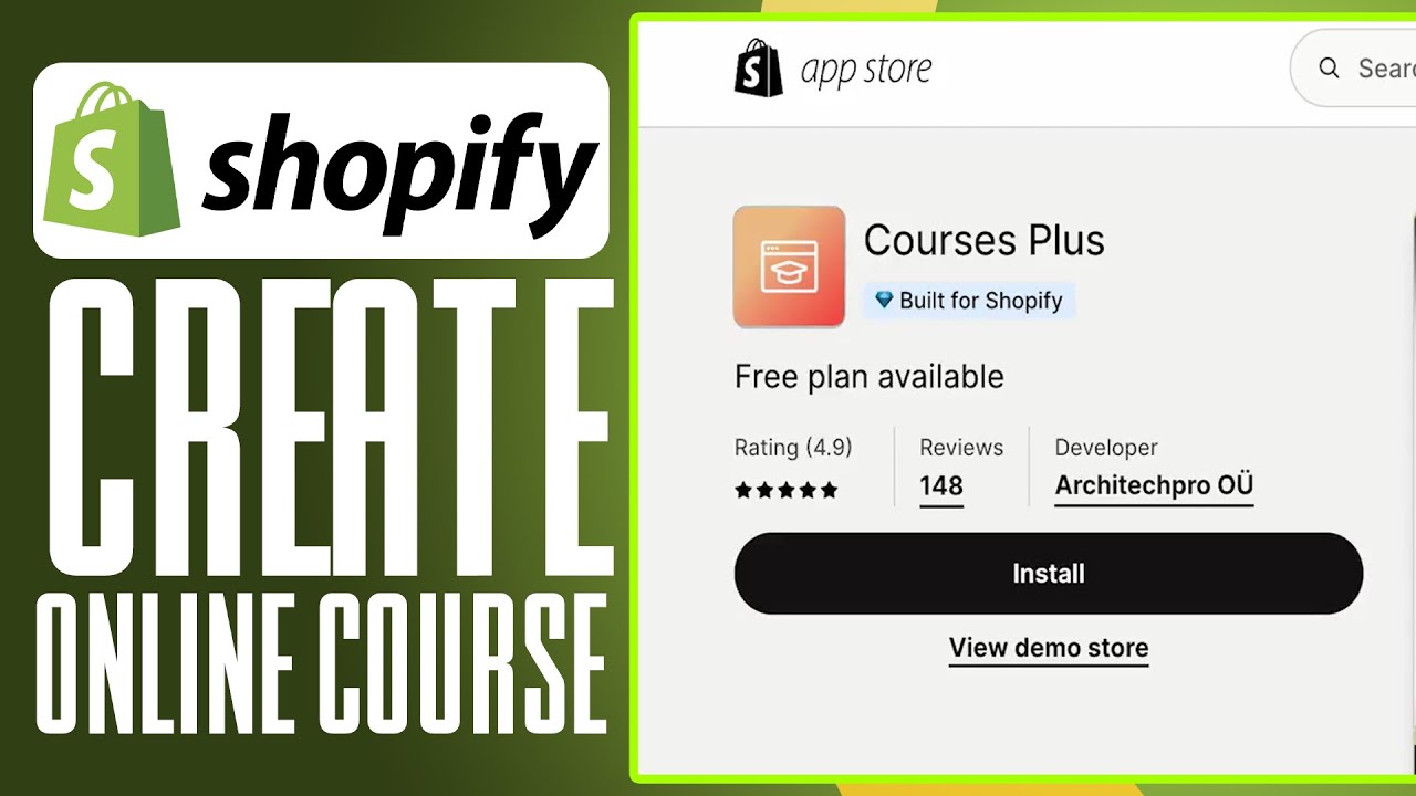 How To Create An Online Course On Shopify (Full Guide) - YouTube