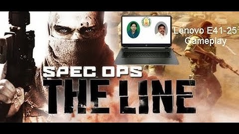 Spec Ops The Line Gameplay on Lenovo E41-25 #governmentlaptopgames #governmentlaptop