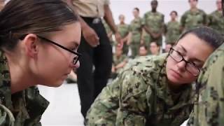 Recruit Training Command Morning PT and First Aid