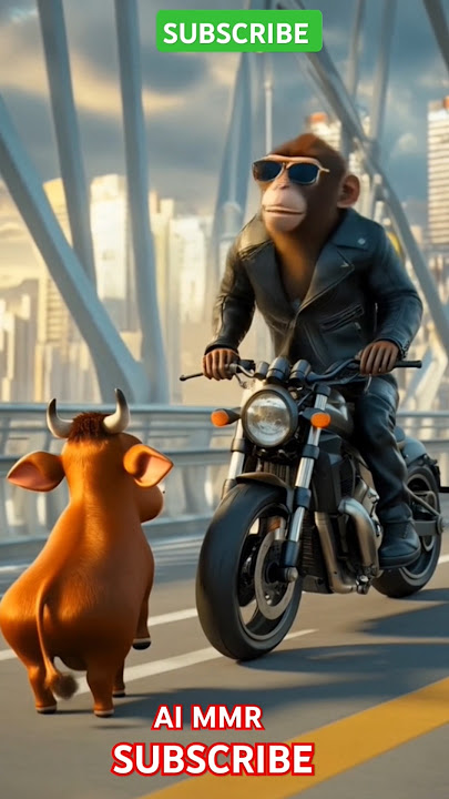 A cow and bad monkey story#viralvideo #shots #tranding #aimmr#shortsviral