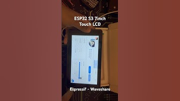 Booting up the 7 inch ESP32 S3 Touch LCD module from Waveshare! (ESP32-S3-Touch-LCD-7) #esp32