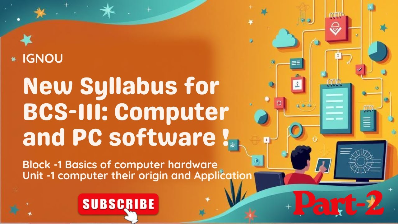 Computer System Digital Bcss Laptops Computer Basic and PC Software || BCA NEW || BCS-111 || Block - 1 ...