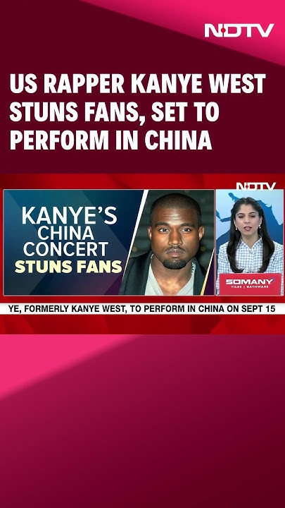 Kanye West China Concert US Rapper Kanye West Stuns Fans, Set To Perform In China - YouTube