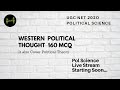 Western Political Thought || 160 MCQ