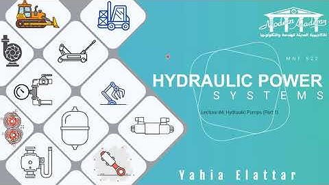 MNF 522 - Hydraulic Power Systems - FALL 2021 - Lecture #4