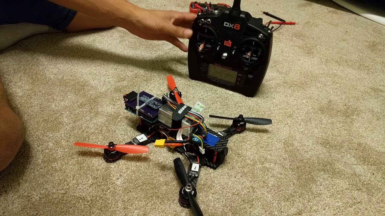 First Ground Test of the Arduino Flight Controller - YouTube