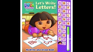 Full DORA THE EXPLORER Lets Write Letters INTERACTIVE Guide