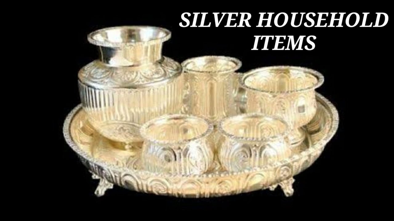 Silver Household Items Silver Pooja Items Chandi ke bartan