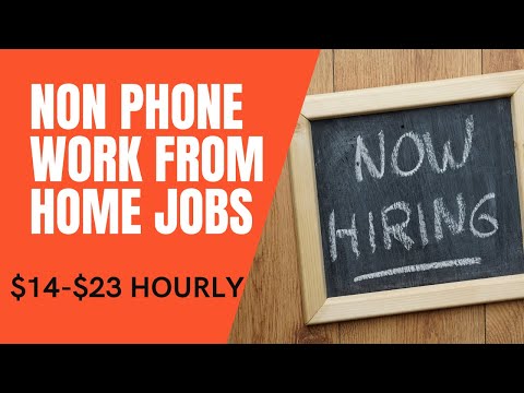 Earn $14-$23 Hourly| Non Phone Work From Home Jobs