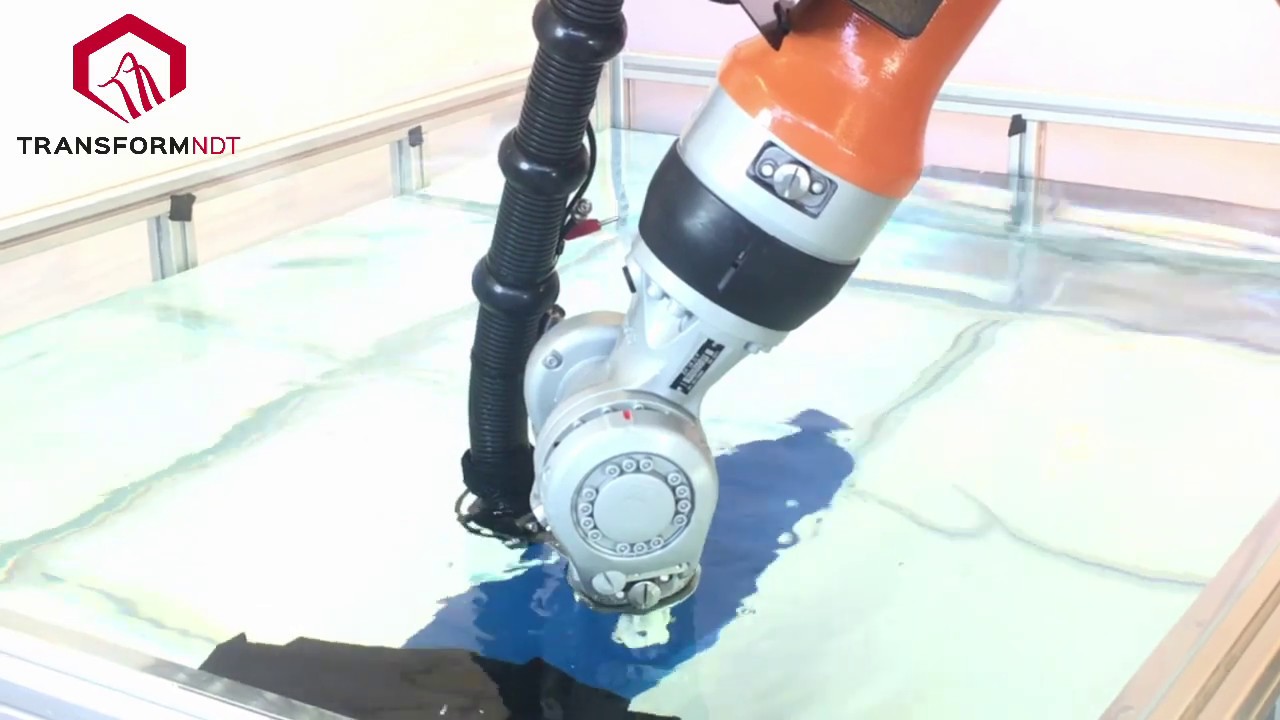 Robotic ultrasonic NDT inspection fan blade YouTube