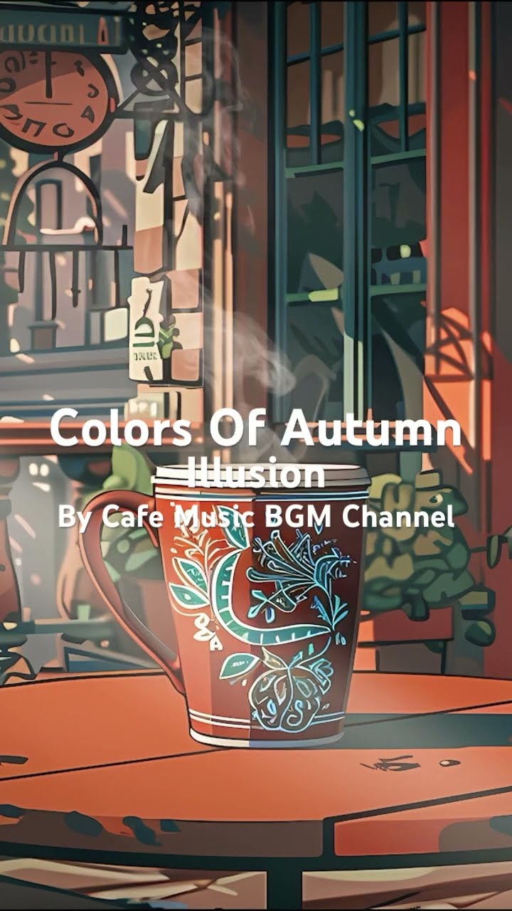 A Vintage Café Escape: The Gentle Warmth of #Coffee and #InstrumentalJazz on a #CalmMorning Patio