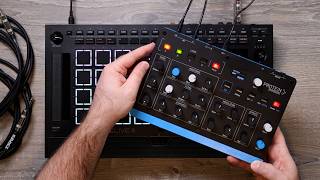 Recording the Waldorf Protein Synth into the Akai MPC Live 3