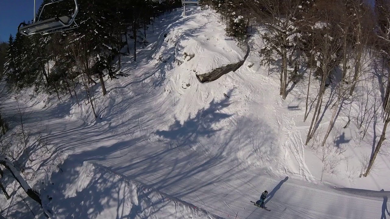 Spruce Peak Triple Sunday River ME Windy YouTube