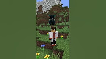 How Strong is The Warden From Minecraft 1.19 Snapshot? Science with Tree #shorts #minecraft #short