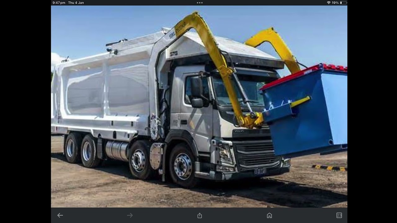 Australian garbage truck photos