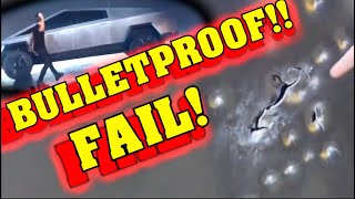 Bulletproof Cybertruck- BUSTED!! (and SpaceX Rocket Roadster)