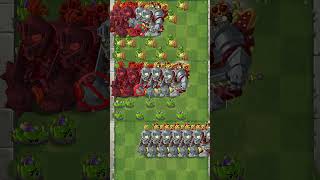 Pvz 2 - Plants Vs Zombies - Plant Team Power Up Vs Gargantuar Zombies #shorts #pvz2 #pvz #pvz2game