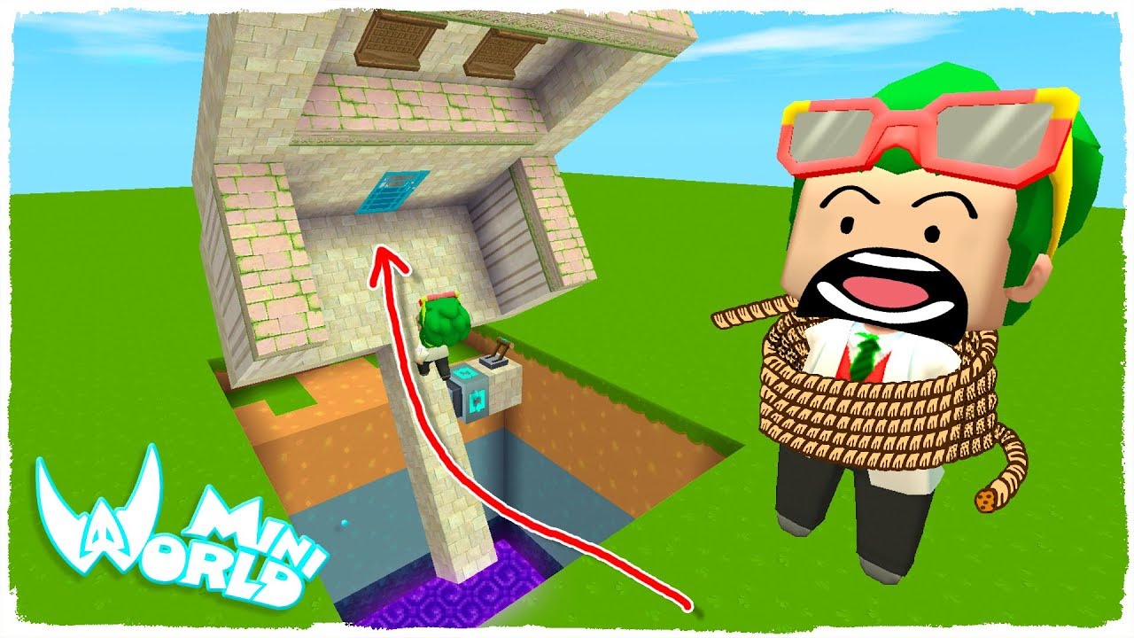 ¡DEBO ESCAPAR DE ESTE MAPA! EL TEMPLO TROLL DE MINI WORLD