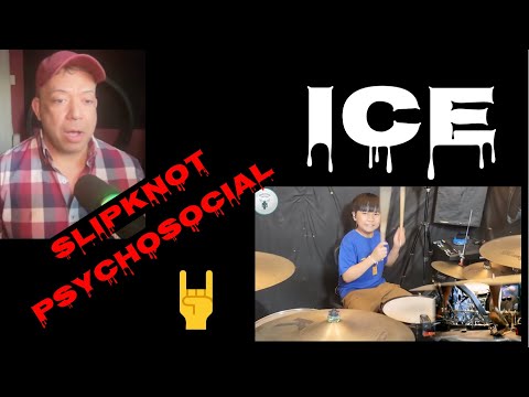 Reaction to Missioned Souls' ICE drum cover of Slipknots' "Psychosocial", THIS ROCKS!!!