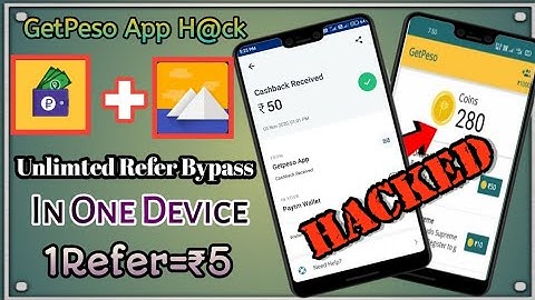 GetPeso App H@ck Trick | GetPeso App Unlimited Refer Bypass Trick | GetPeso App Unlimited Trick |