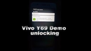 Vivo Y69 Demo unlock successfully 2018